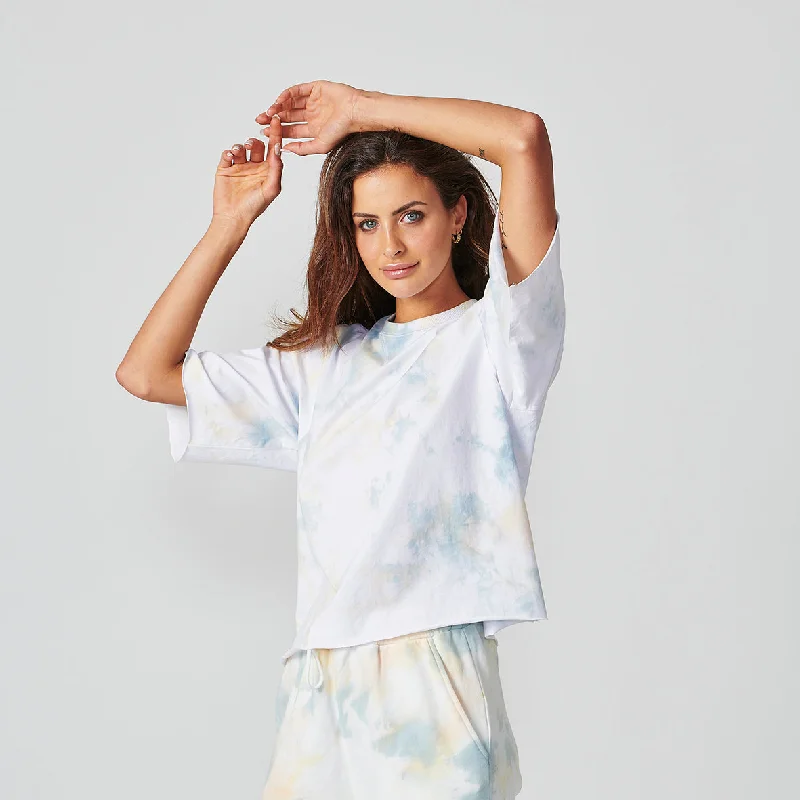 BOXY SHORT SLEEVE TEE Tie Dye