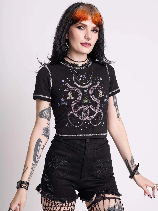 Cosmic Snake Baby Tee