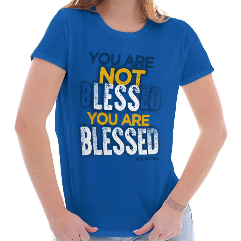 Not Less Blessed Ladies T Shirt