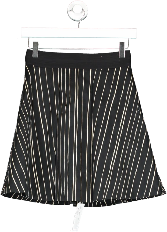 Alice + Olivia Black Cherron Skirt W26