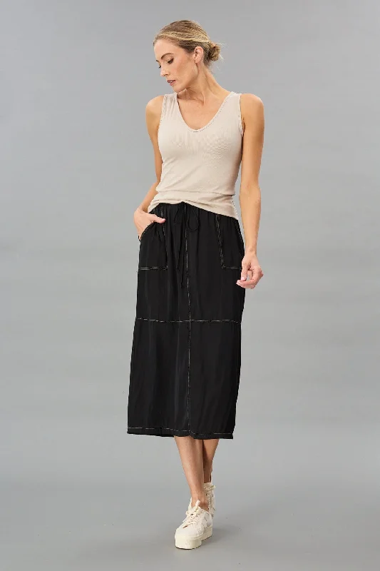 Contrast Stitch Skirt