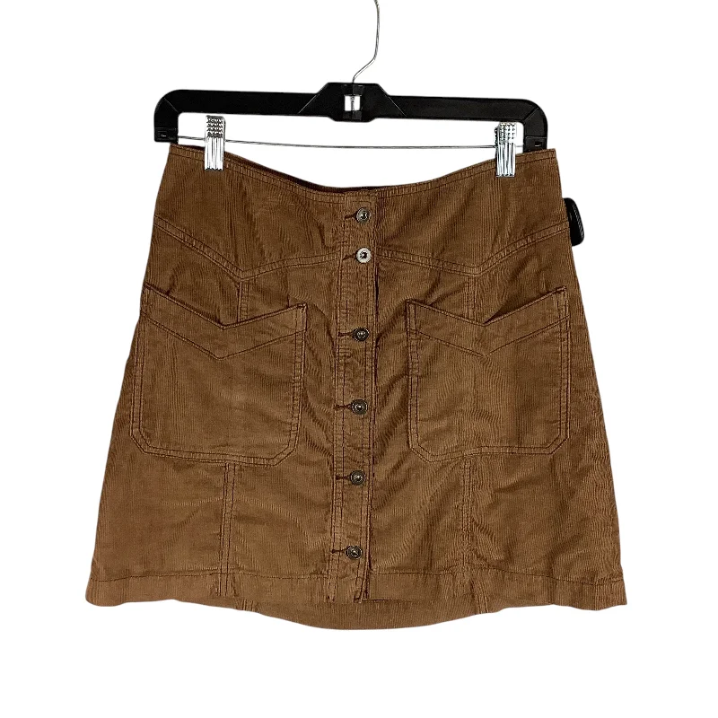 Skirt Mini & Short By Free People In Brown, Size: 6