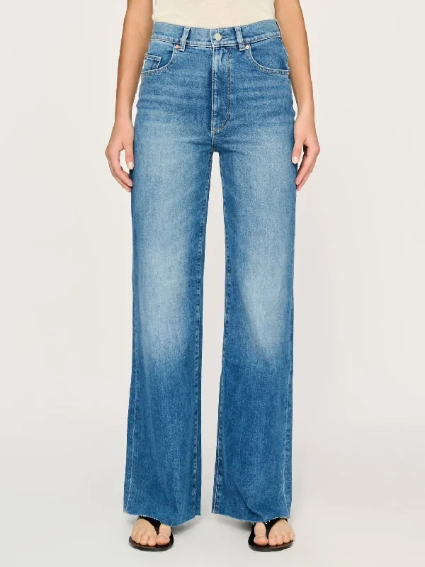 Hepburn Wide Leg Jeans In Driggs