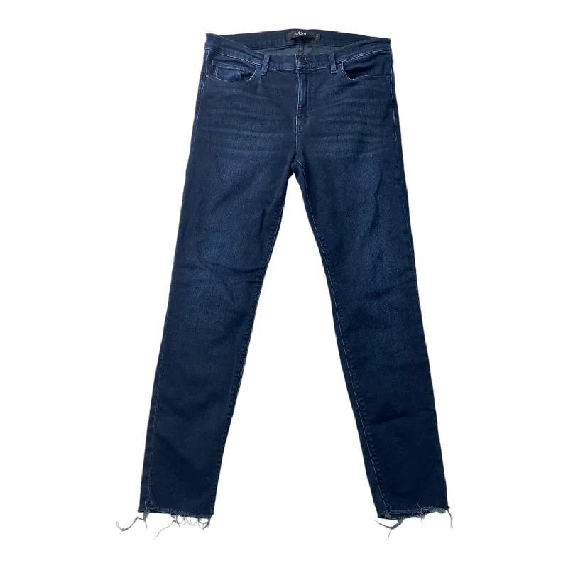 Jeans Skinny By Hudson In Blue Denim, Size: 12