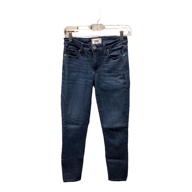 Jeans Skinny By Paige In Blue Denim, Size: 2