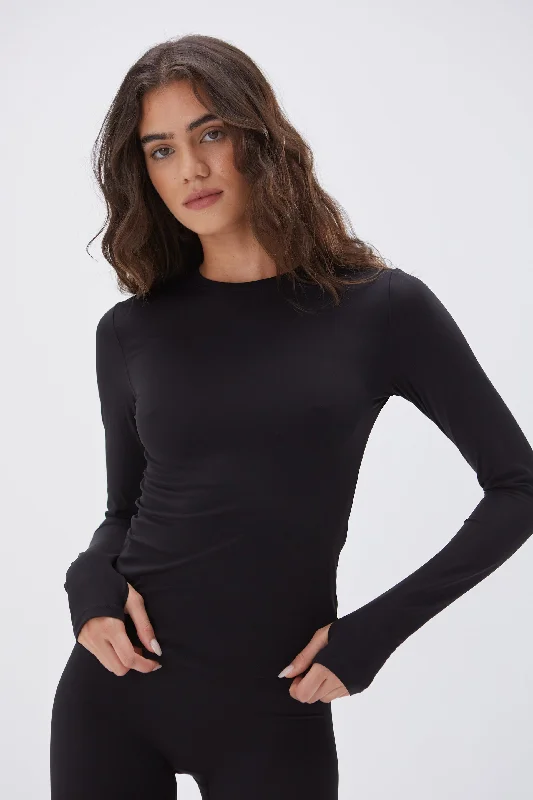 Ultimate Long Sleeve Top - Black