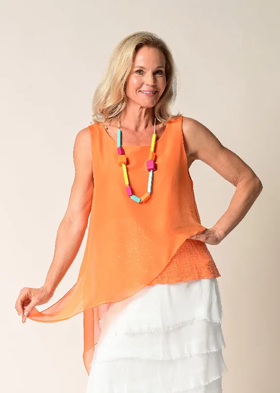 Pascal Top in Sunset Orange