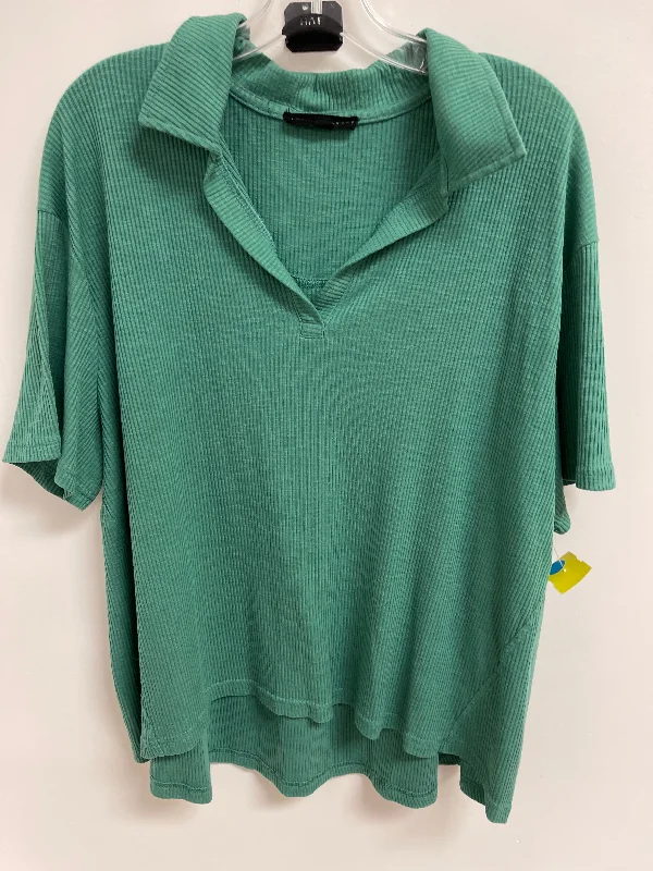 Top Short Sleeve By Jane And Delancey In Green, Size: Xl