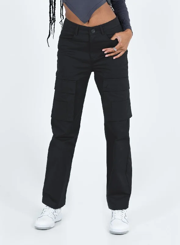 Befort Cargo Pants Black