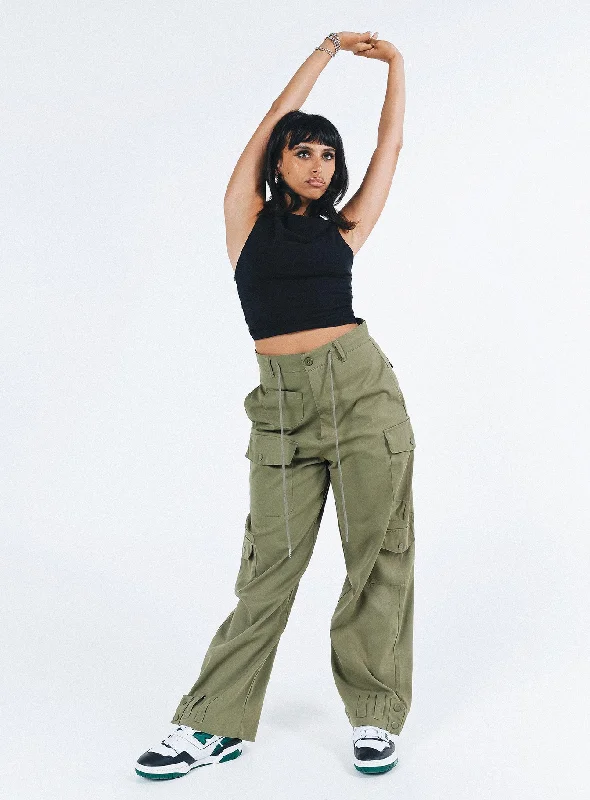 Epik Cargo Pants Olive Green