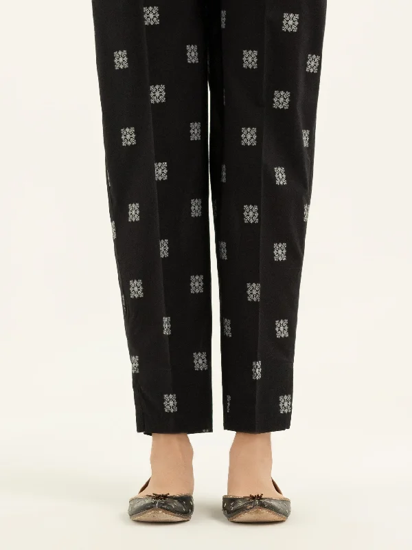 Printed Jacquard Trousers(Pret)