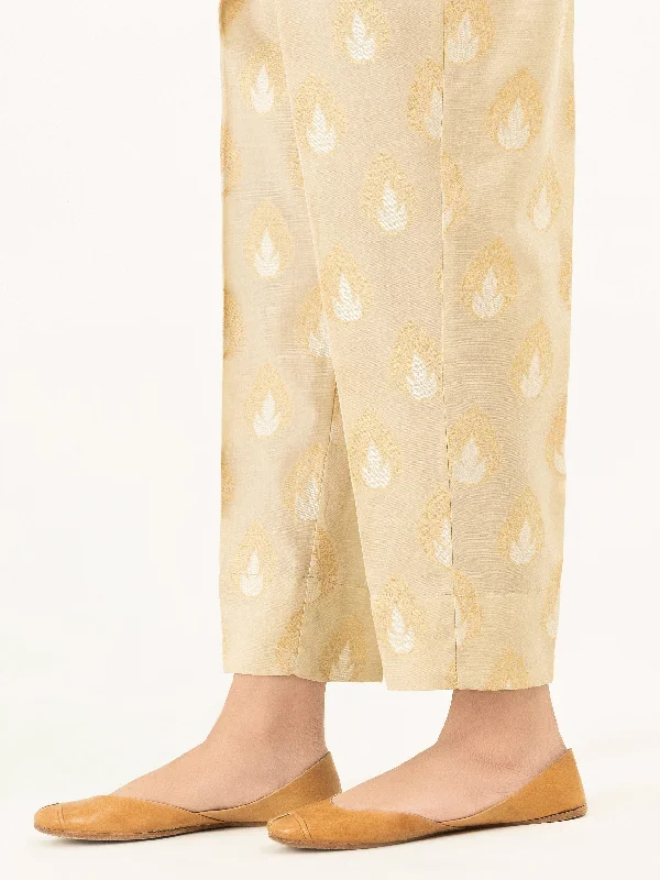 Printed Jacquard Trousers(Pret)