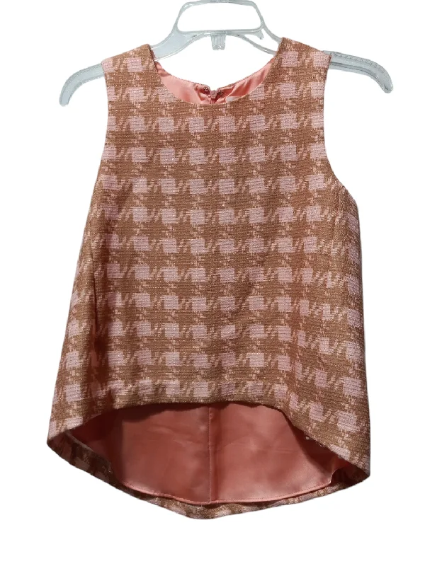 Pants Set 2pc By Julie Brown In Pink & Tan, Size: Xs