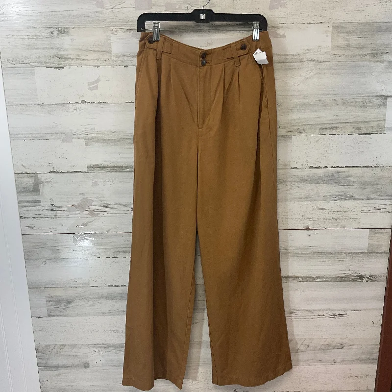 Pants Wide Leg By Madewell In Brown, Size: 6