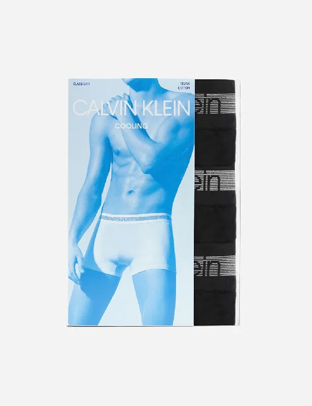 Calvin Klein Cooling 3 Pack Trunk - Black