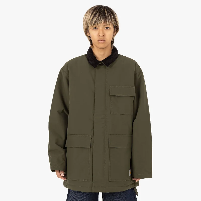 Carhartt WIP Clarton Coat Office Green / Black