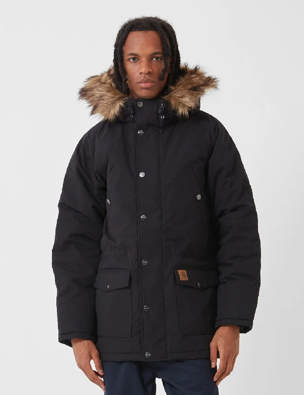 Carhartt-WIP Trapper Parka - Black