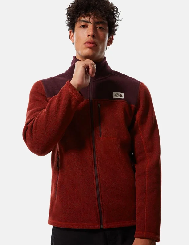 North Face Gordon Lyons Full-Zip Fleece - Brandy/Dark Brown