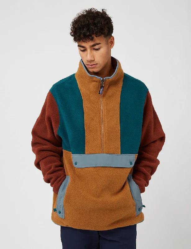 Patagonia Synchilla Anorak Fleece Jacket - Bear Brown