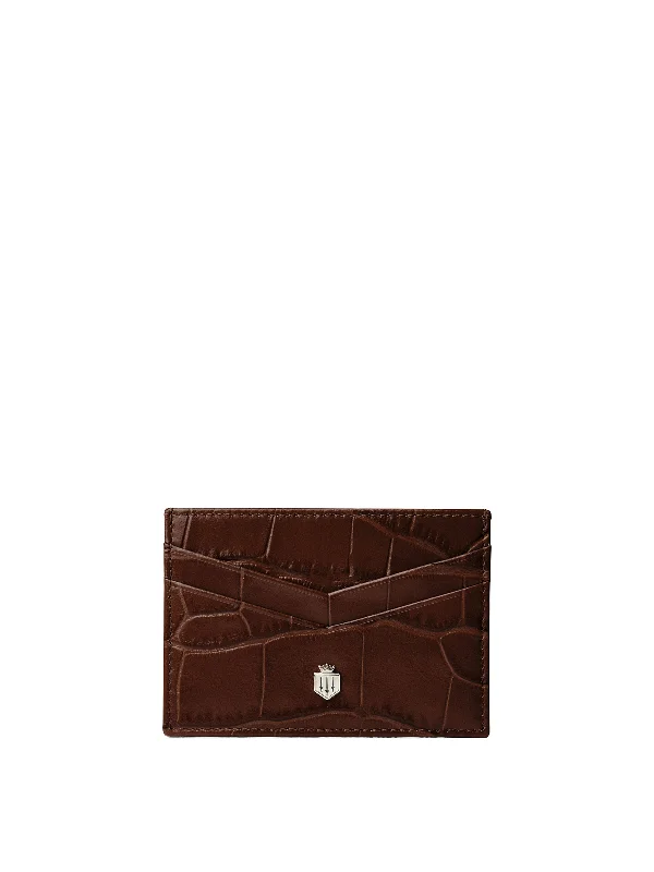 Signature Card Holder - Conker Brown Leather