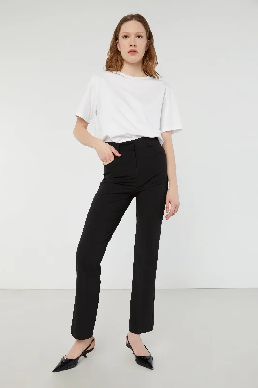 SPLIT BACK HEM TROUSER