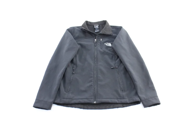 Women's The North Face Embroidered Logo Black Zip Up Jacket