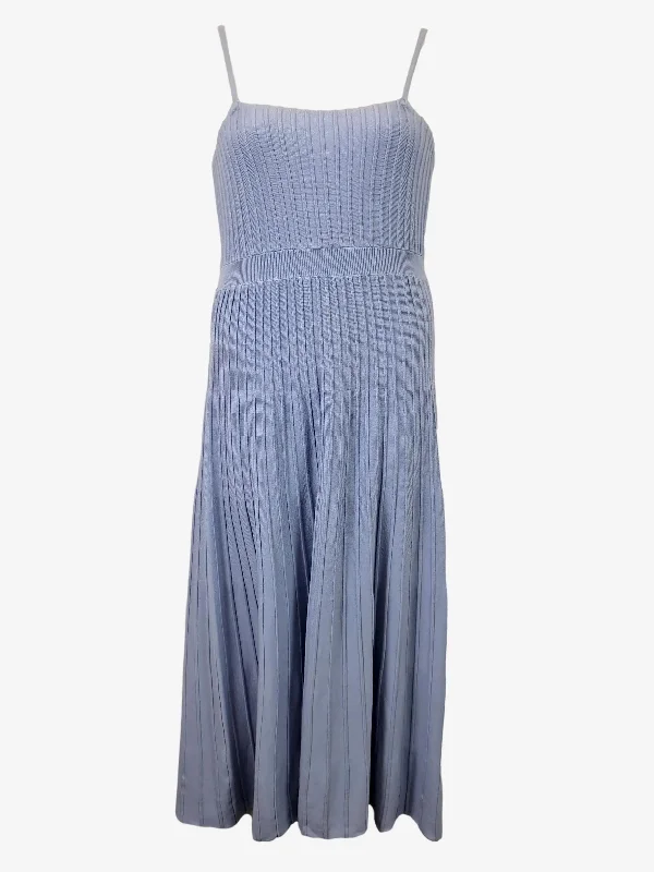 Atmos & Here Mauve Ribbed Knit Maxi Dress Size 12