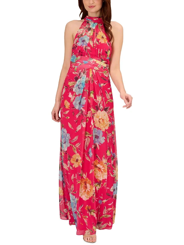 Womens Chiffon Maxi Dress