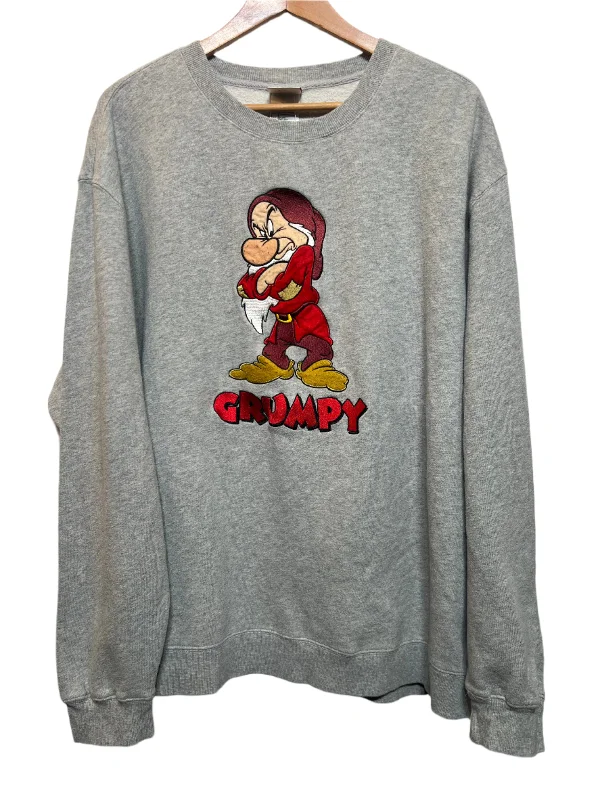 Disney Grumpy Grey Sweatshirt (Size XL)