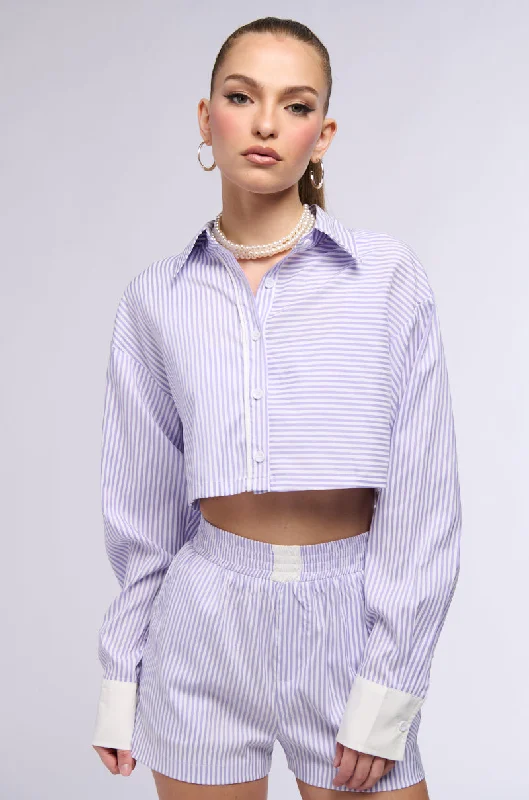 ROWAN POPLIN STRIPE BUTTON DOWN