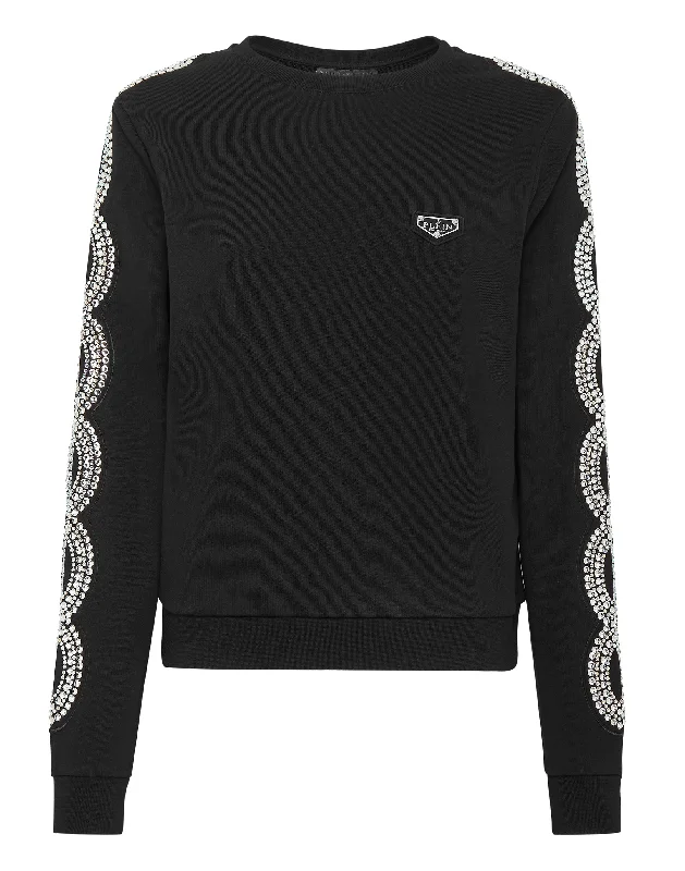 Sweatshirt LS Crystal Cable