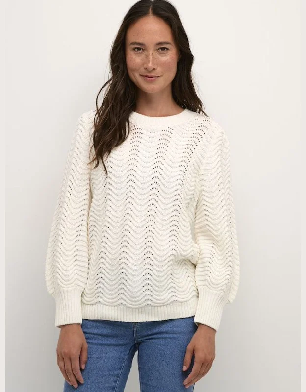 Kaffe Kate Pullover CHALK