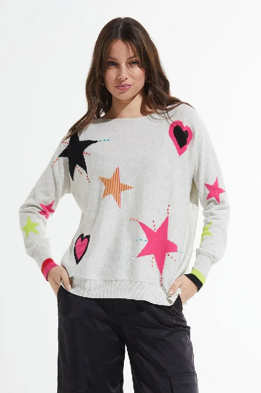 Zaket & Plover Hearts & Stars Sweater